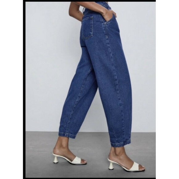 Zara Denim - New Zara Ultra High Rise Baggy Slouchy Jean. SZ 8